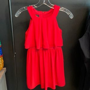 Red girls dress
